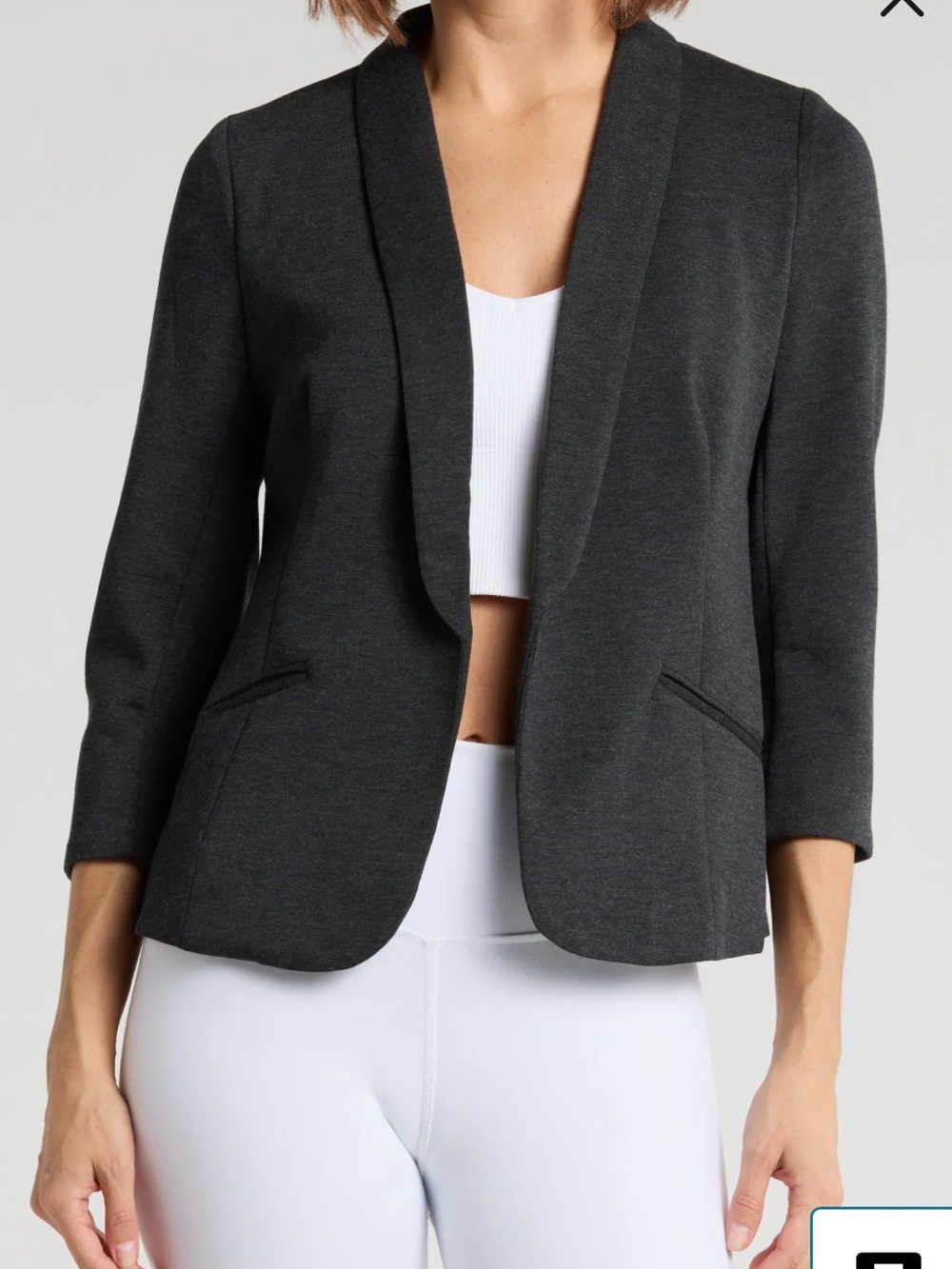 Black Yogalicious Formatic Scuba Bentley Blazer - Small - Like new